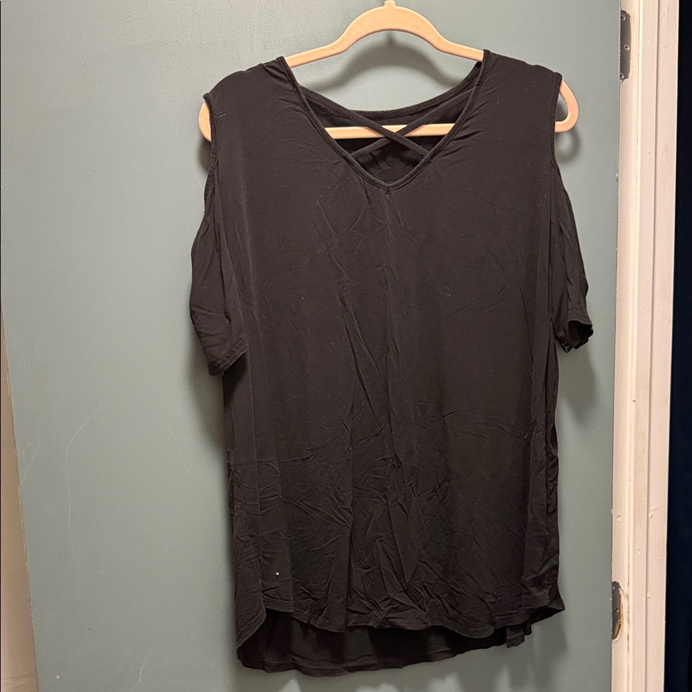 Elegant Black Women's Top